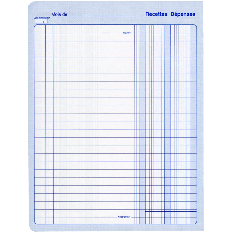 Kasboek gebonden 'Inkomsten - Uitgaven', 220 x 170 mm